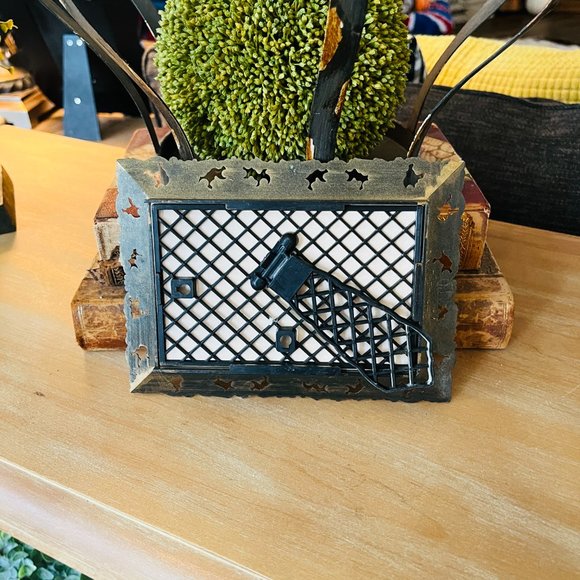 +GIFTED+VTG gold post card frame with antique post card - Picture 4 of 6